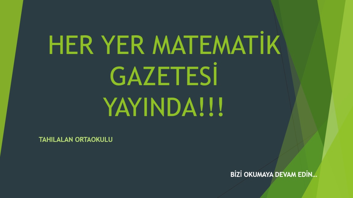 HER YER MATEMATİK GAZETESİ YAYINDA !!!